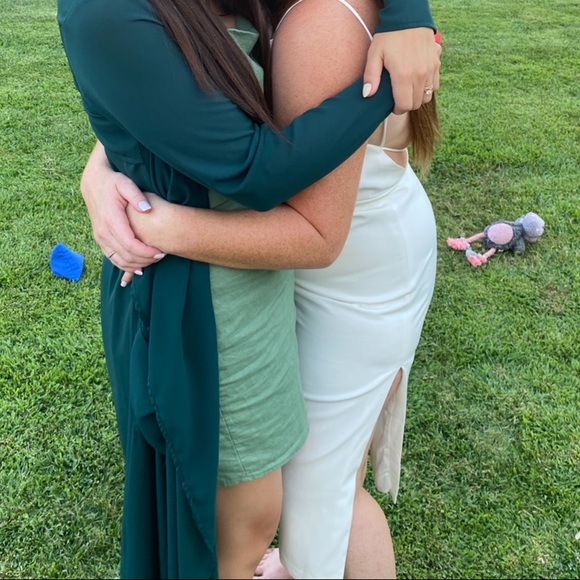 Open Back White Dress - Picture 8 of 10